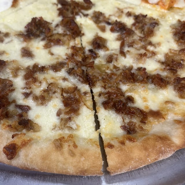 Bacon w/ Alfredo Sauce.