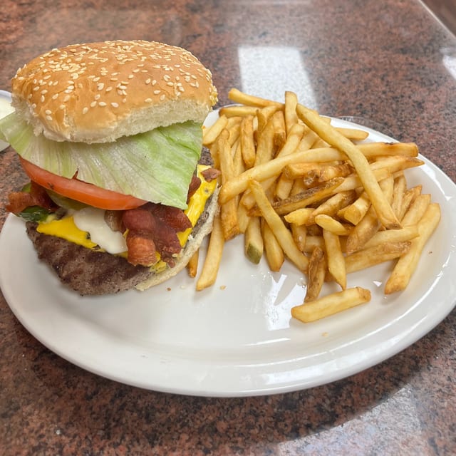 Bacon Cheese Burger Deluxe.