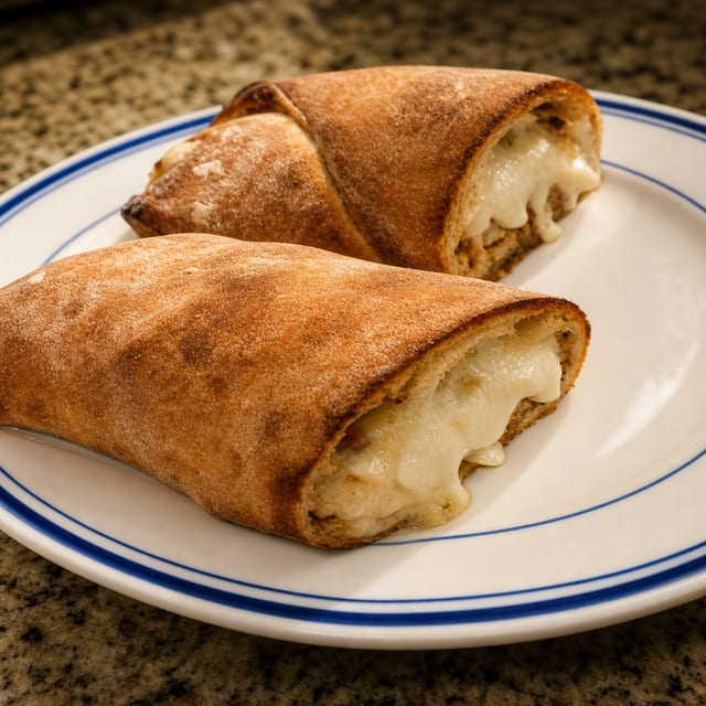 Chicken Bacon Alfredo Roll.