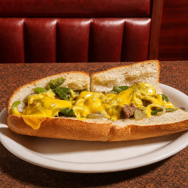 Philly Cheese Steak Hero.