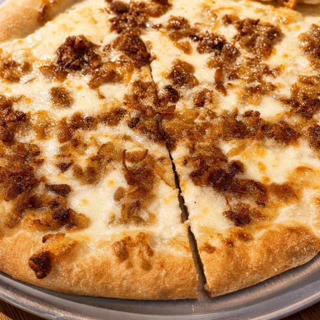 Bacon w/ Alfredo Sauce.