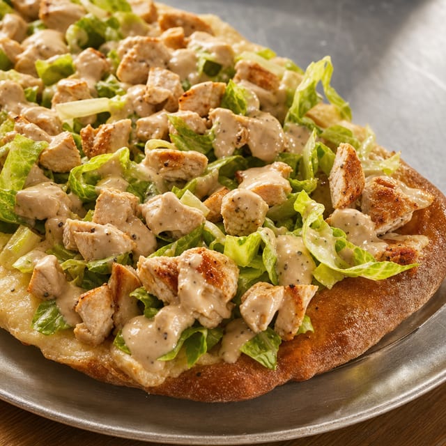 Grill Chicken Caesar Salad Pie.