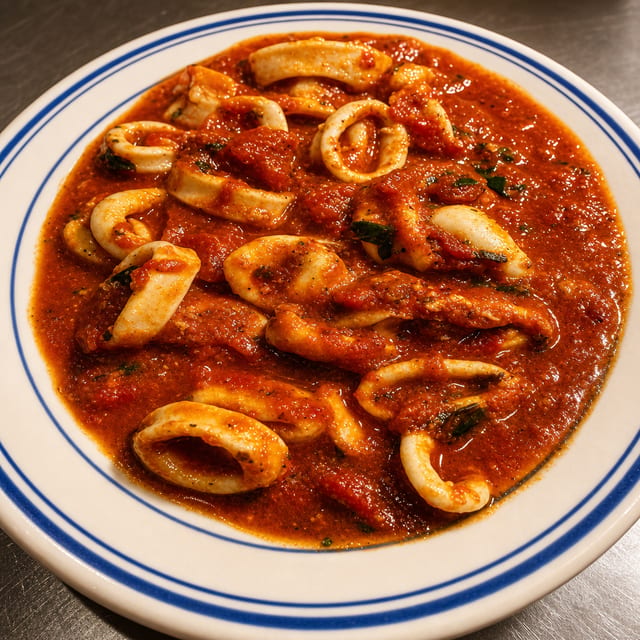 Calamari Marinara.